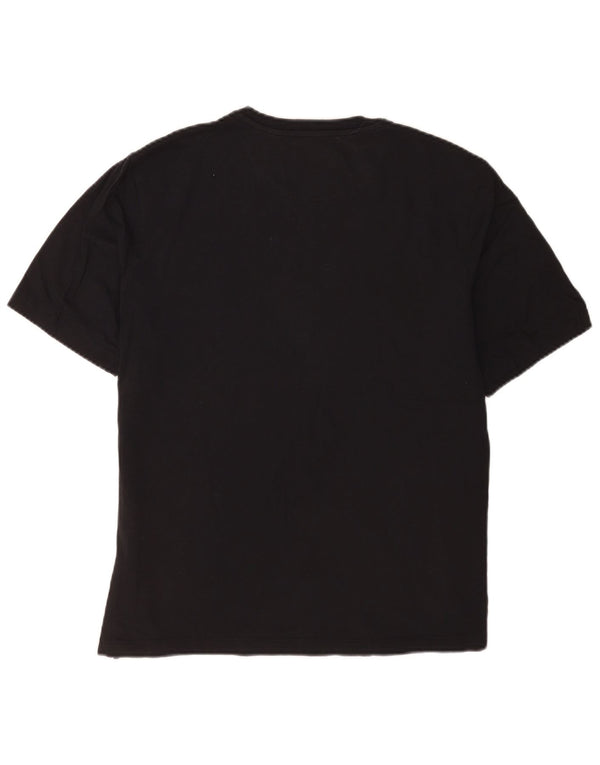 Ted Baker Mens Regular T-Shirt Top Medium Black Cotton