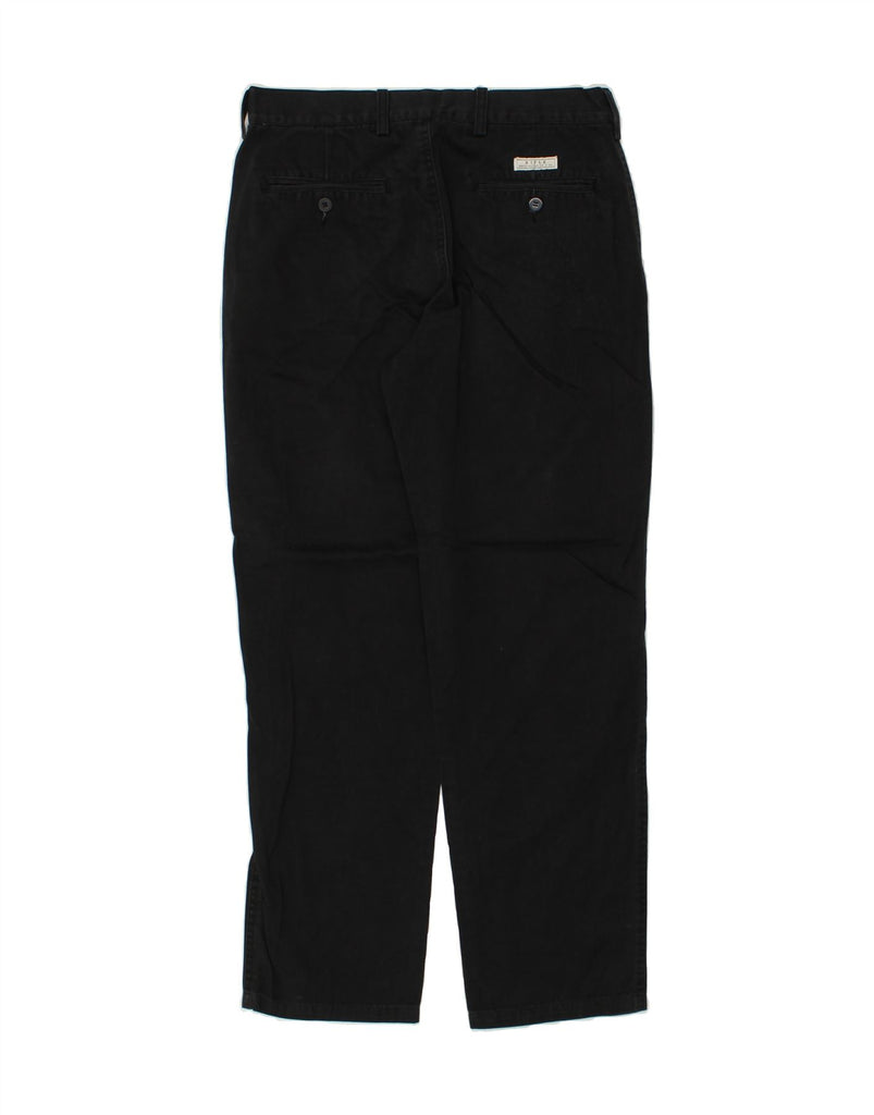 RIFLE Mens Straight Chino Trousers W32 L30 Black Cotton | Vintage Rifle | Thrift | Second-Hand Rifle | Used Clothing | Messina Hembry 