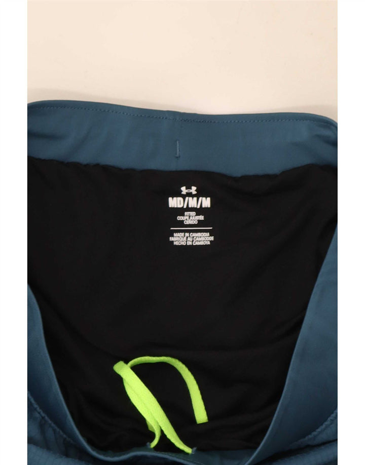 Under Armour Mens Graphic Sport Shorts Medium  Blue Colourblock Polyester