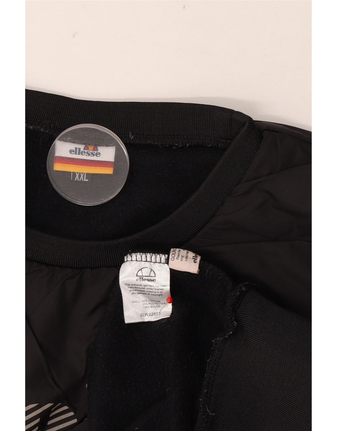 Ellesse Mens Graphic Sweatshirt Jumper 2XL Grey Cotton