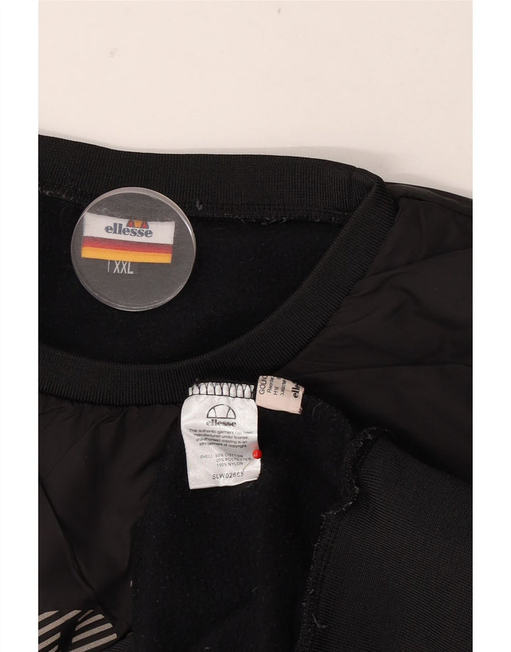 Ellesse Mens Graphic Sweatshirt Jumper 2XL Grey Cotton