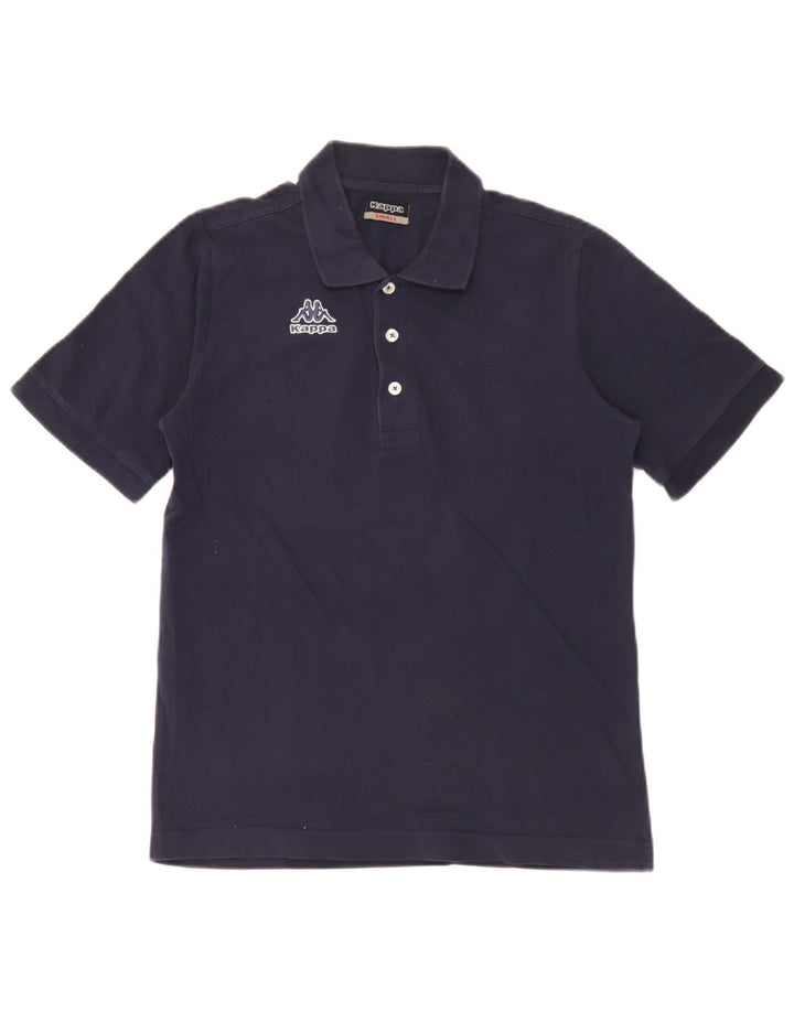 Kappa Mens Polo Shirt Small Navy Blue Cotton