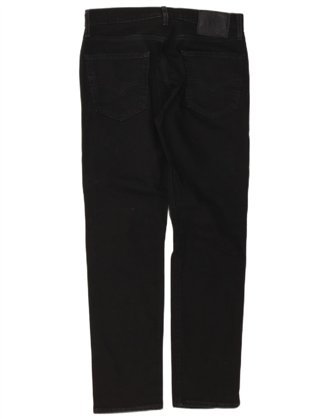 Levi's Mens 502 Tapered Jeans W30 L29 Black Cotton