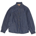 WRANGLER Mens Sherpa Jacket UK 36  Small Blue Cotton
