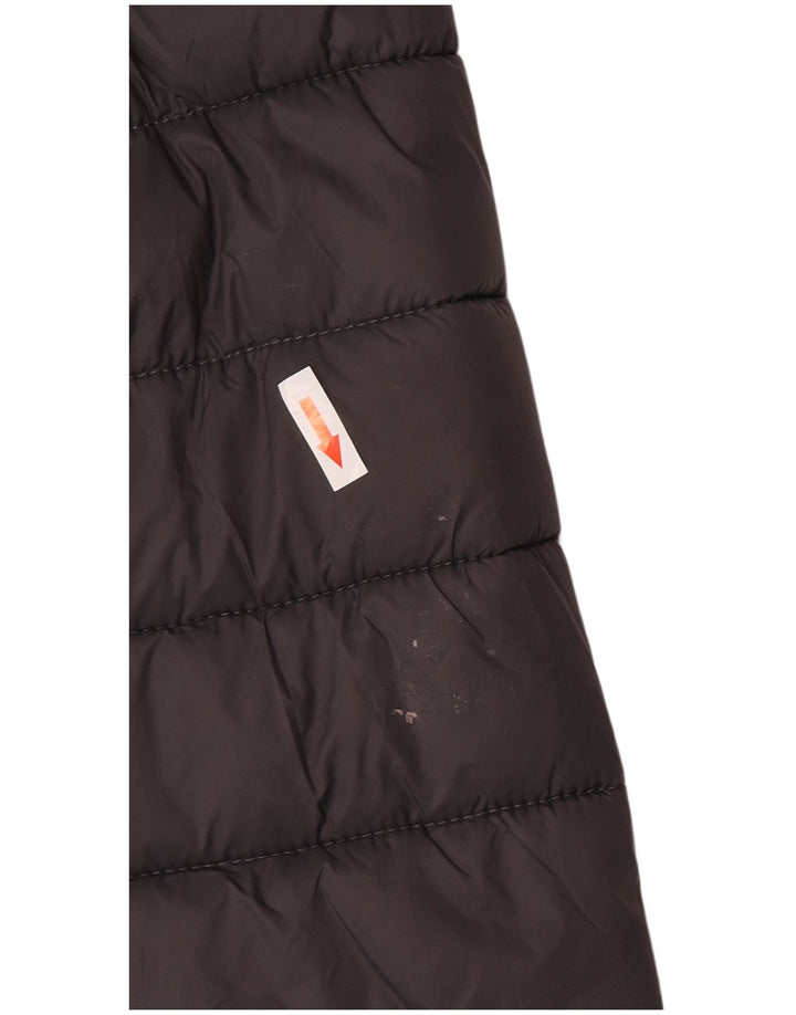 Superdry Womens Padded Jacket UK 16 Large Grey Nylon