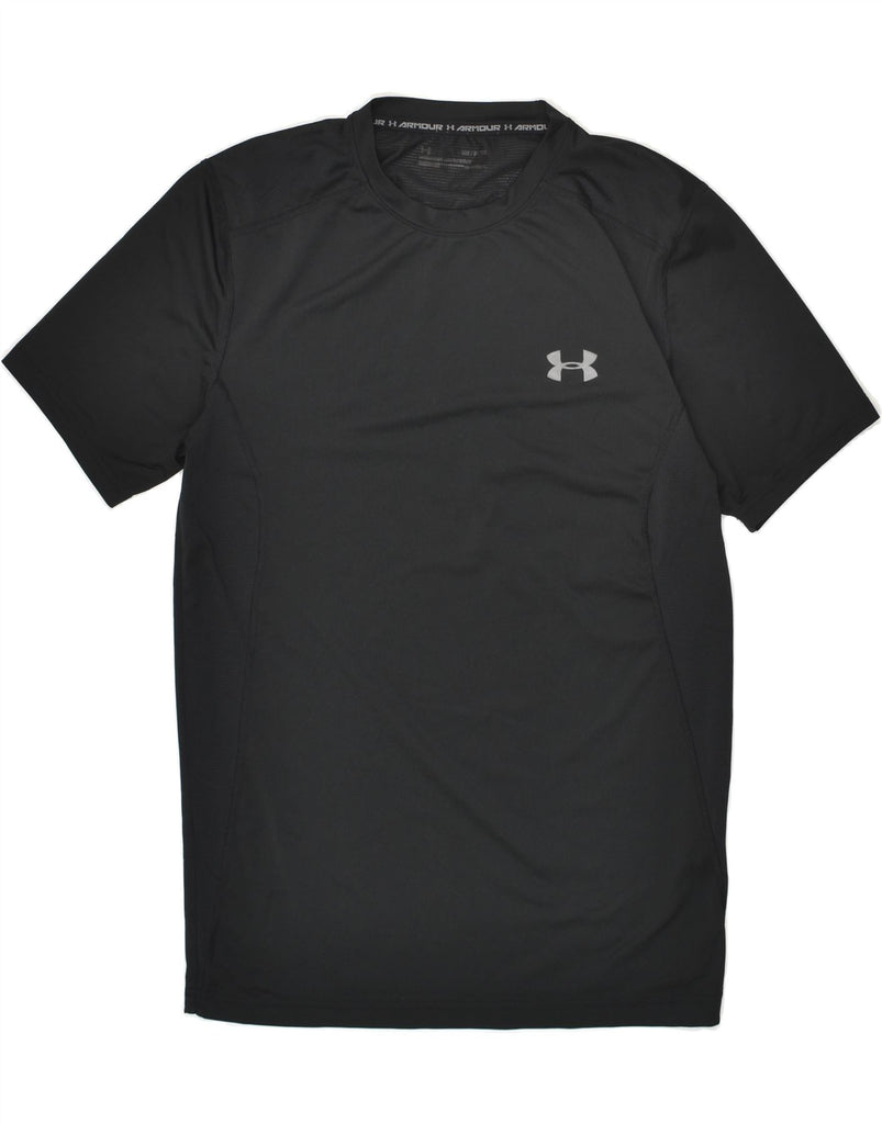 UNDER ARMOUR Mens T-Shirt Top Small Black Polyester | Vintage Under Armour | Thrift | Second-Hand Under Armour | Used Clothing | Messina Hembry 