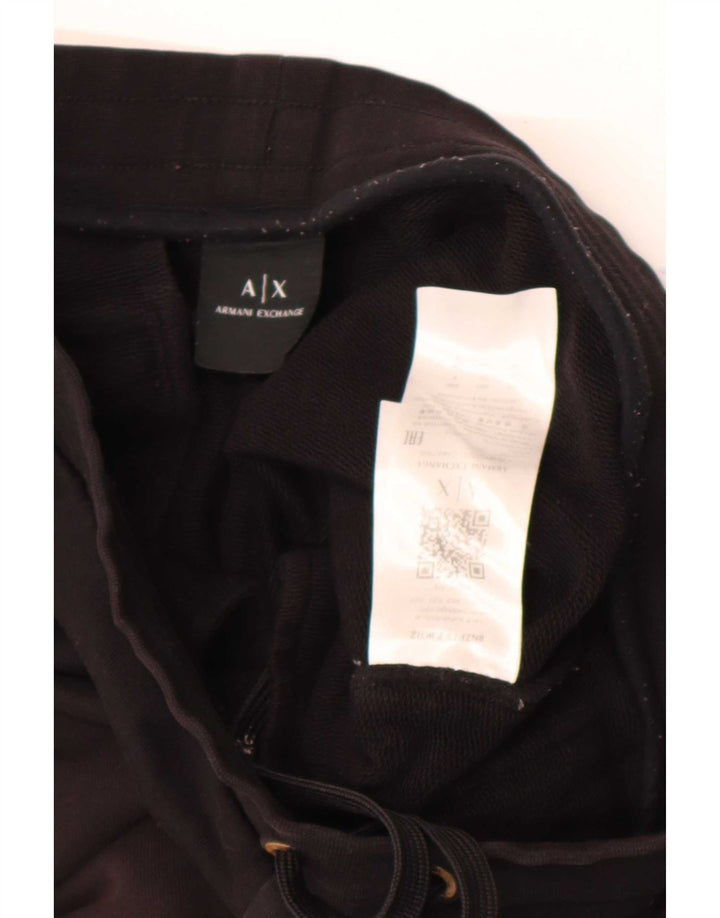 Armani Exchange Mens Tracksuit Trousers Joggers Small Black Cotton