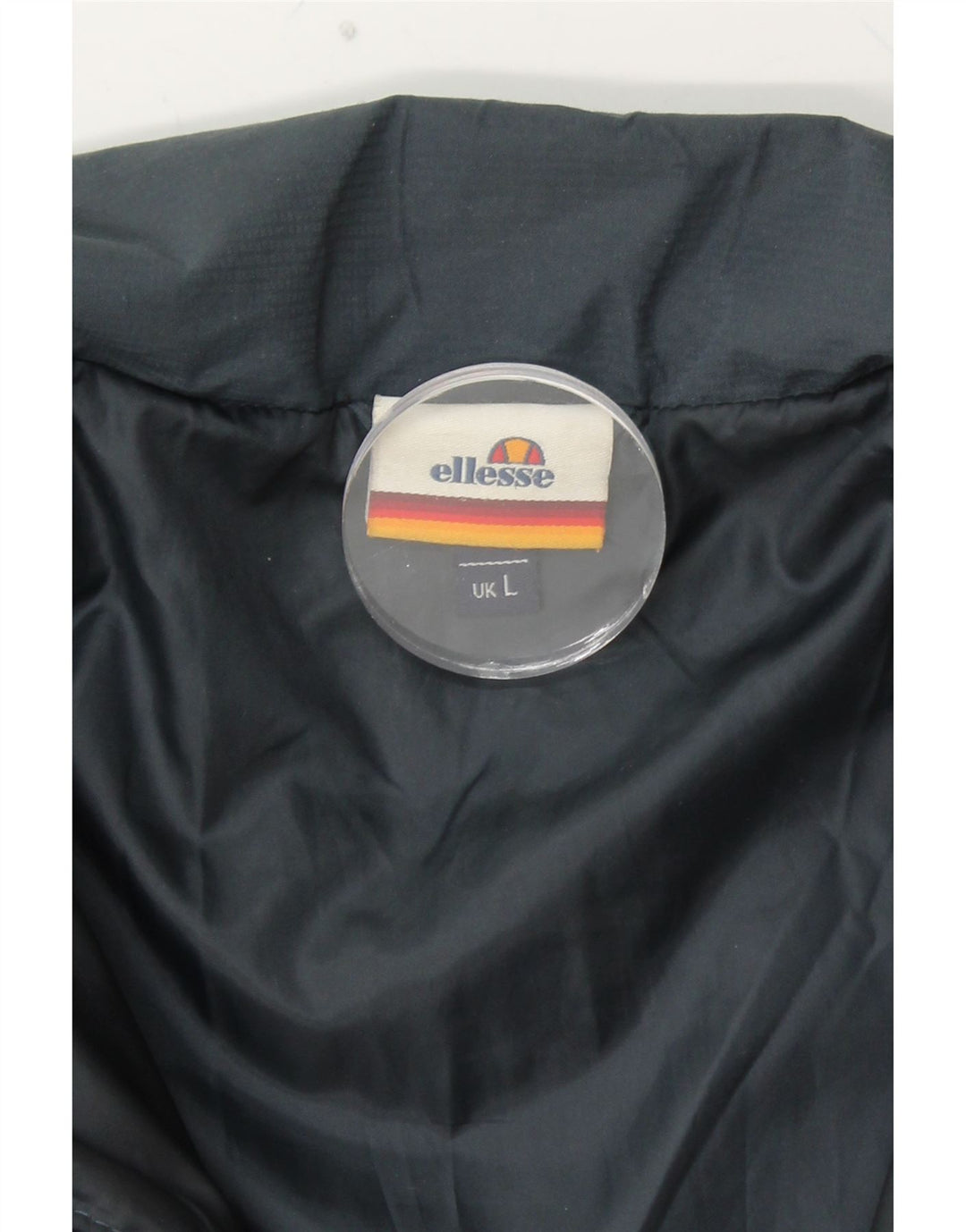 ELLESSE Womens Padded Jacket UK 16 Large Navy Blue Polyester