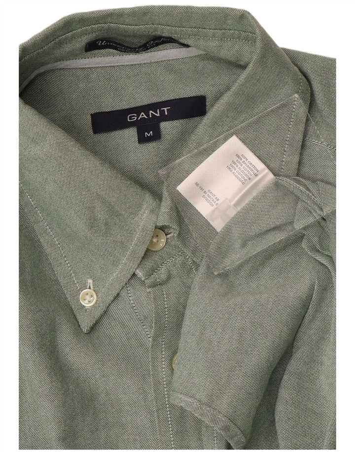 GANT Mens Regular Fit Shirt Medium Green Cotton