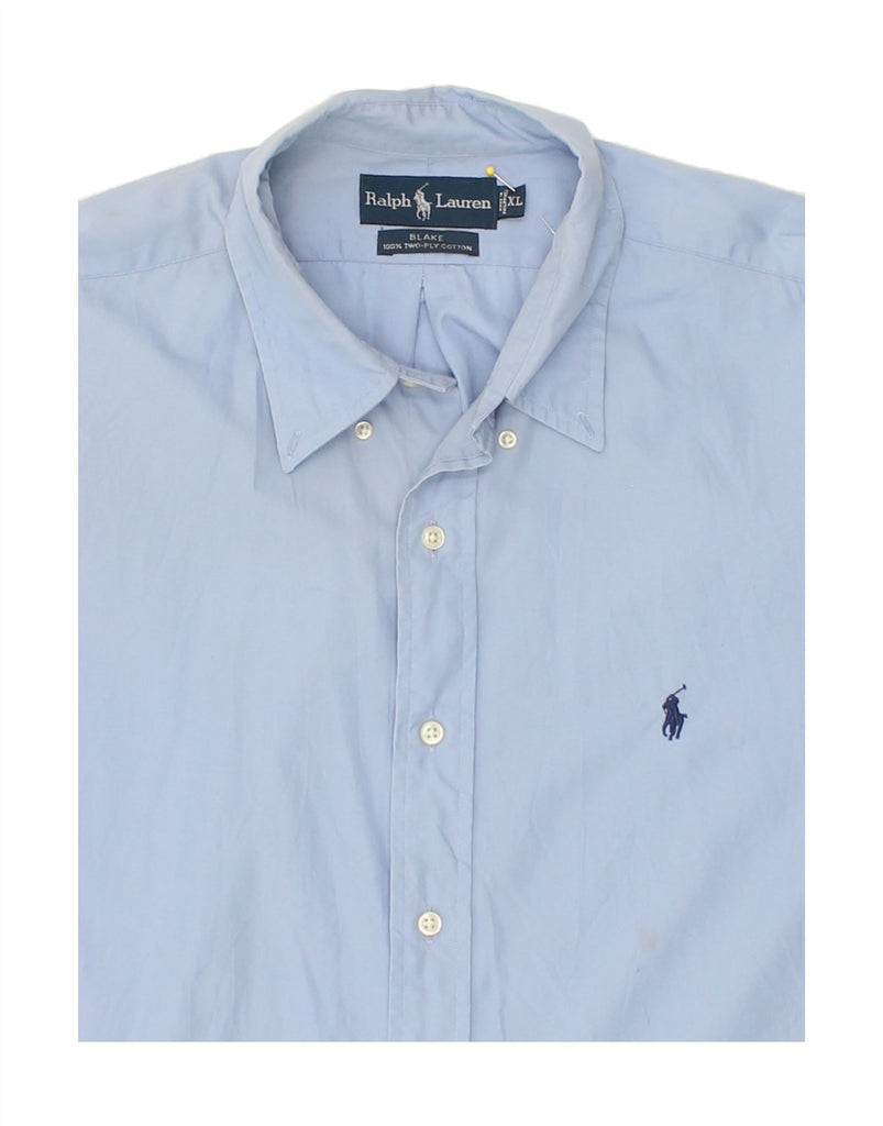 RALPH LAUREN Mens Blake Loose Fit Shirt XL Blue Cotton Vintage Ralph Lauren and Second-Hand Ralph Lauren from Messina Hembry 