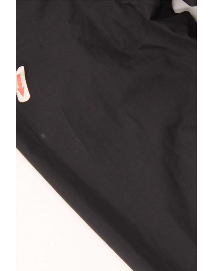 The North Face Womens Hooded Rain Jacket UK 10 Small Black Nylon