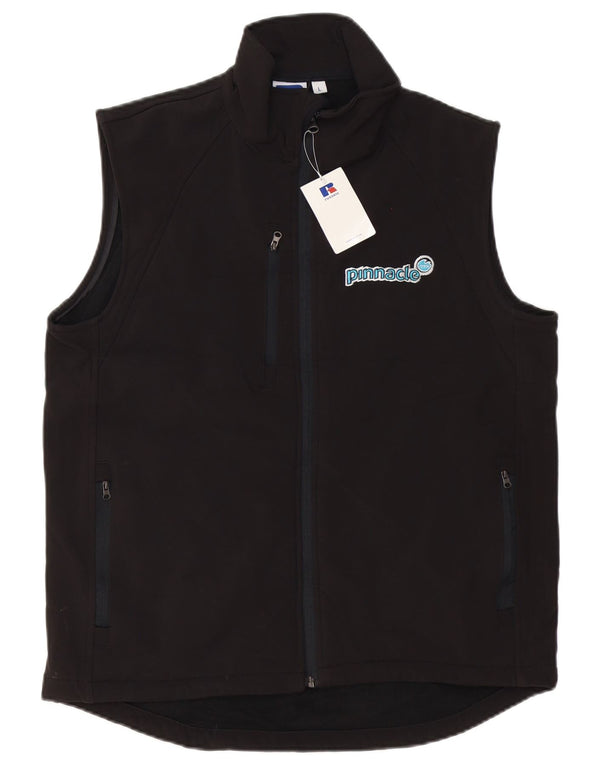 Russell Athletic Mens Graphic Tracksuit Top Jacket Large Black