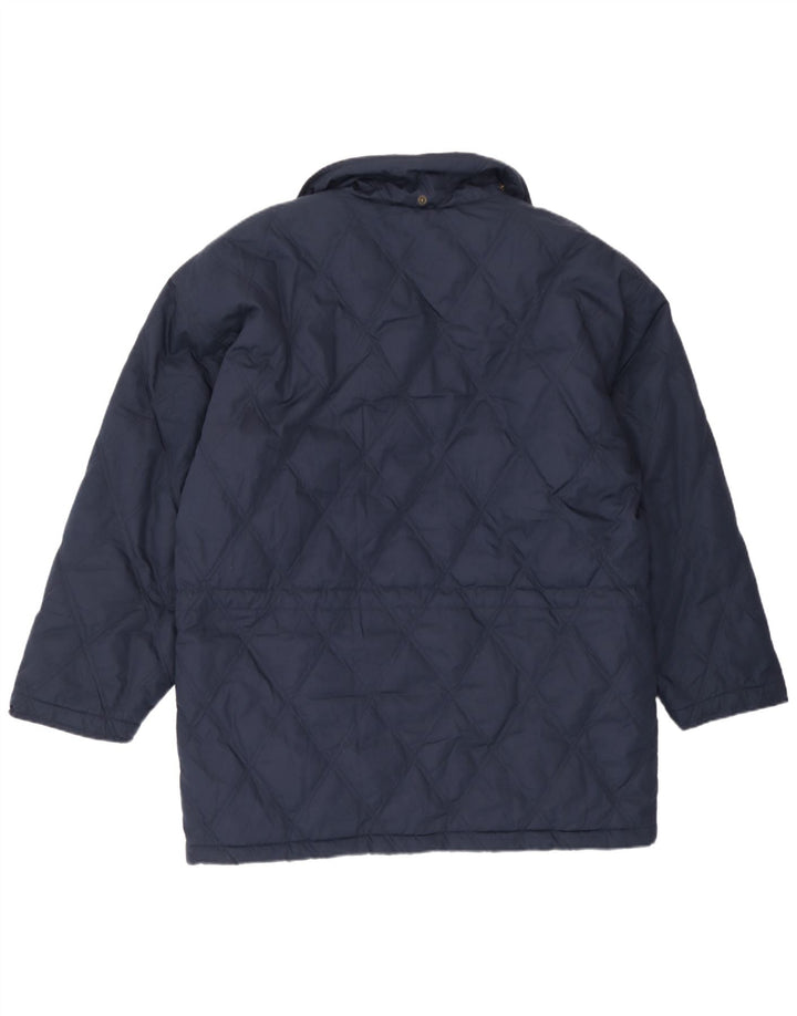 Brugi Womens Loose Fit Padded Jacket IT 44 Medium Navy Blue Polyamide