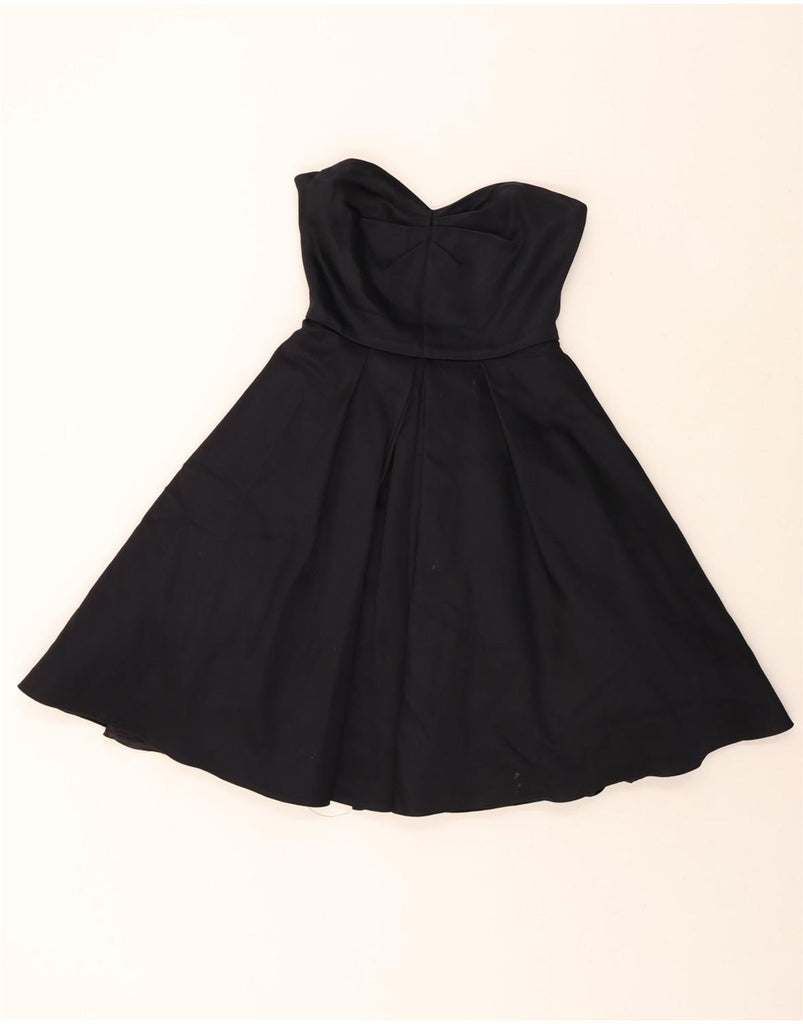 FRENCH CONNECTION Womens Strapless Dress UK 8 Small  Black Polyamide Vintage French Connection and Second-Hand French Connection from Messina Hembry 