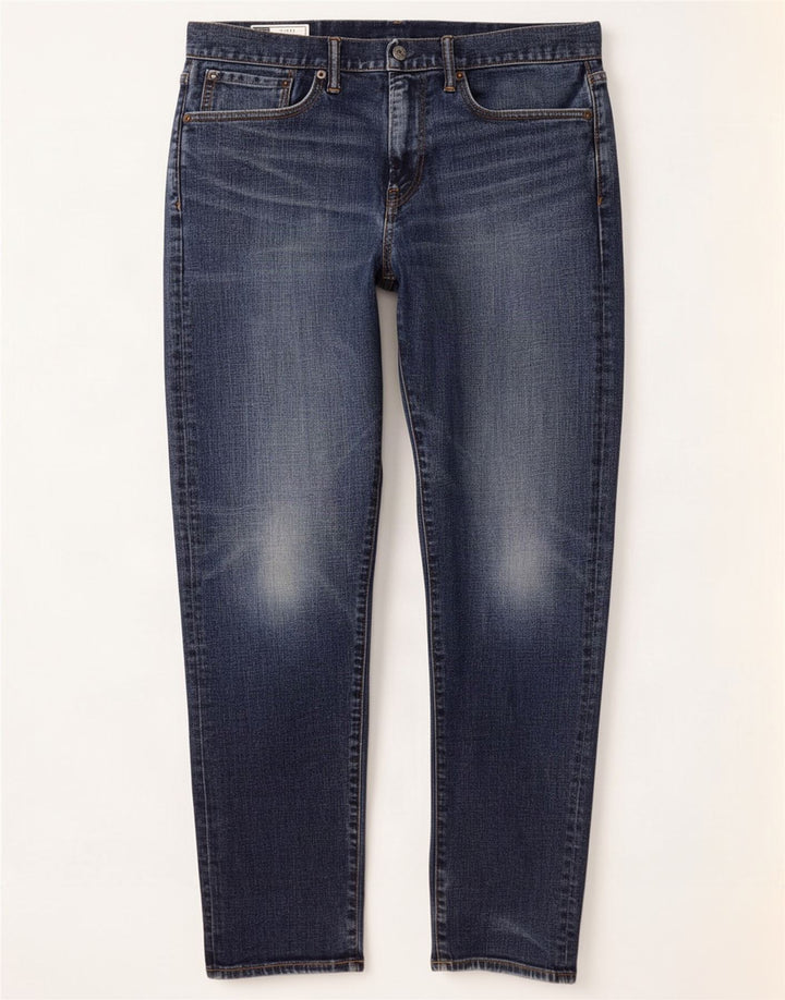 Gap Mens Athletic Tapered Jeans W31 L32 Navy Blue Cotton