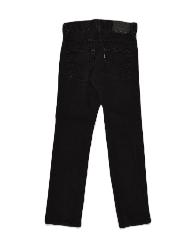 LEVI'S Boys 511 Slim Jeans 9-10 Years W25 L25 Black Cotton | Vintage Levi's | Thrift | Second-Hand Levi's | Used Clothing | Messina Hembry 