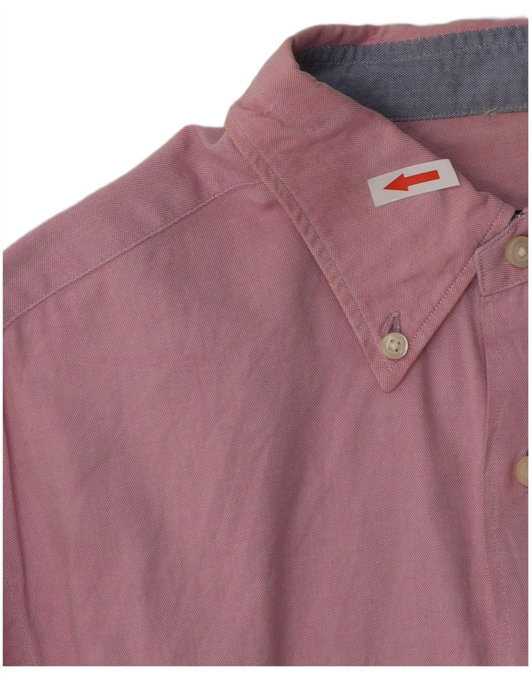 MASSIMO DUTTI Mens Shirt Large Pink Cotton