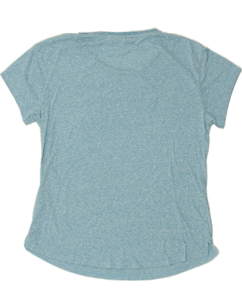 O'NEILL Womens T-Shirt Top UK 18 XL Blue Flecked Polyester Vintage O'Neill and Second-Hand O'Neill from Messina Hembry 