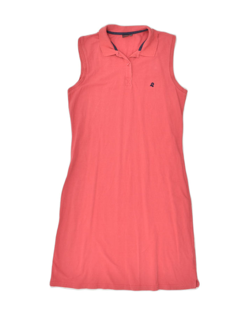 INVICTA Womens Sleeveless Polo Dress IT 48 XL Pink Cotton | Vintage Invicta | Thrift | Second-Hand Invicta | Used Clothing | Messina Hembry 