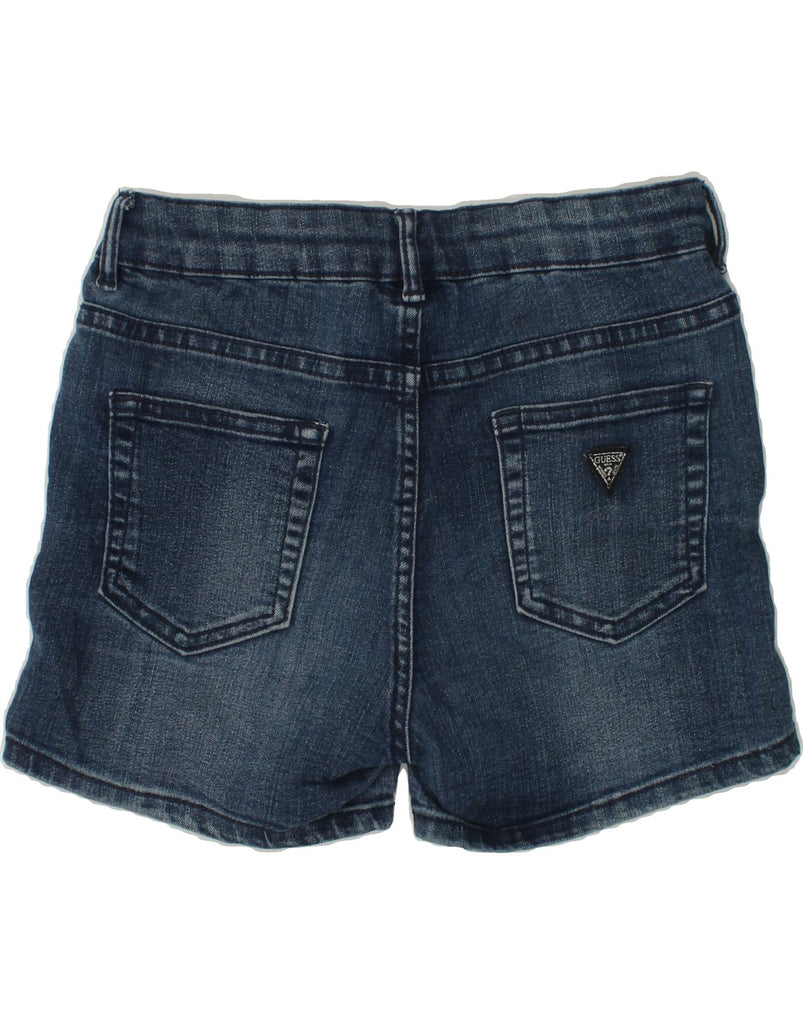 GUESS Girls Los Angeles Denim Shorts 11-12 Years W26  Navy Blue Cotton | Vintage Guess | Thrift | Second-Hand Guess | Used Clothing | Messina Hembry 