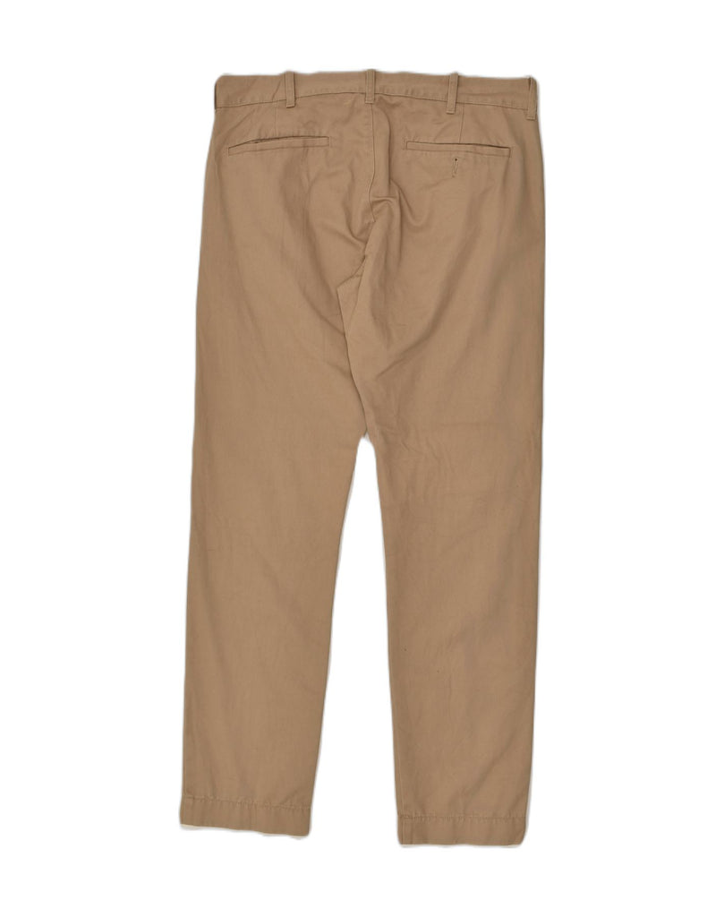 J. CREW Mens The Driggs Slim Chino Trousers W31 L30 Beige Cotton | Vintage J. Crew | Thrift | Second-Hand J. Crew | Used Clothing | Messina Hembry 