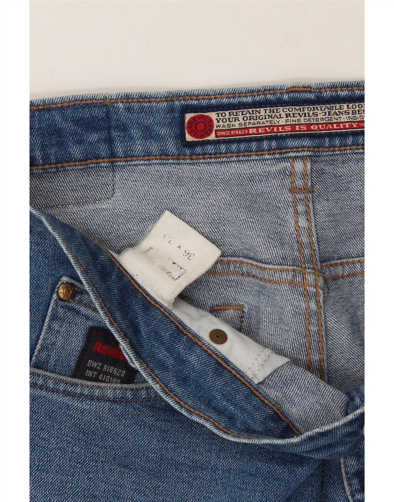 REVILS Mens Straight Jeans W36 L30 Blue Cotton Vintage Revils and Second-Hand Revils from Messina Hembry 