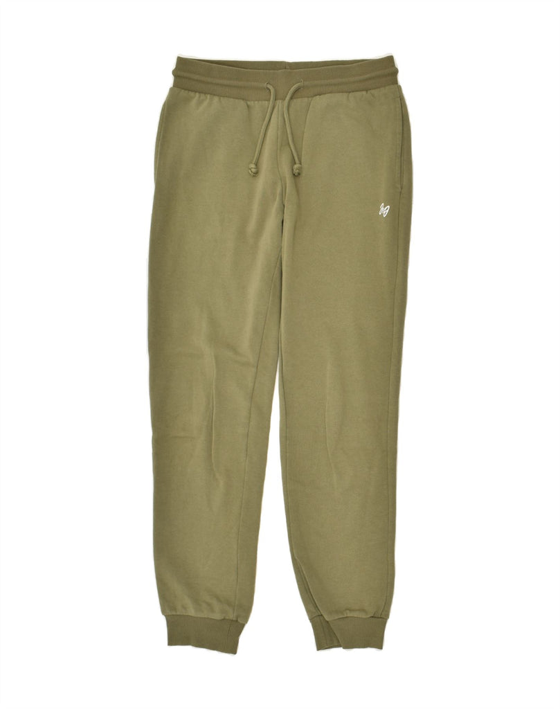 JACK & JONES Mens Tracksuit Trousers Joggers Small Khaki Cotton Vintage Jack & Jones and Second-Hand Jack & Jones from Messina Hembry 