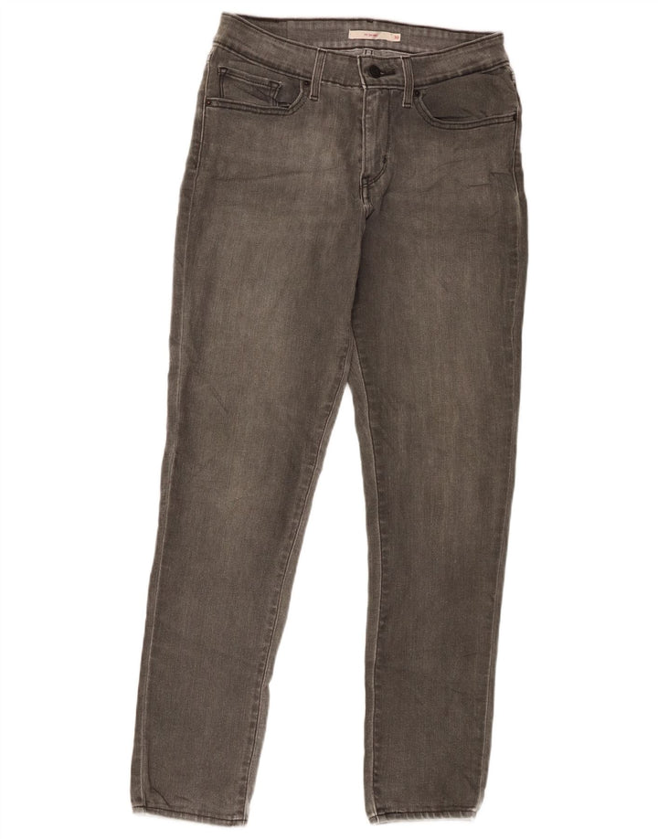 Levi's Womens 711 Skinny Jeans W30 L28 Grey Cotton