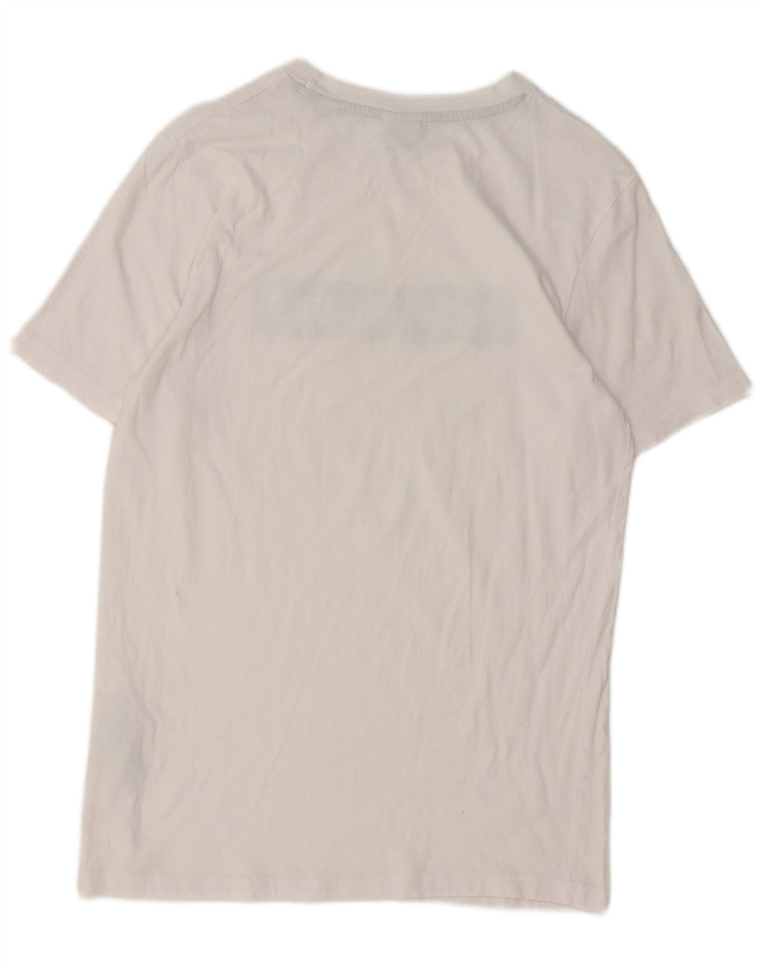 Jack & Jones Mens Graphic T-Shirt Top Large White Cotton