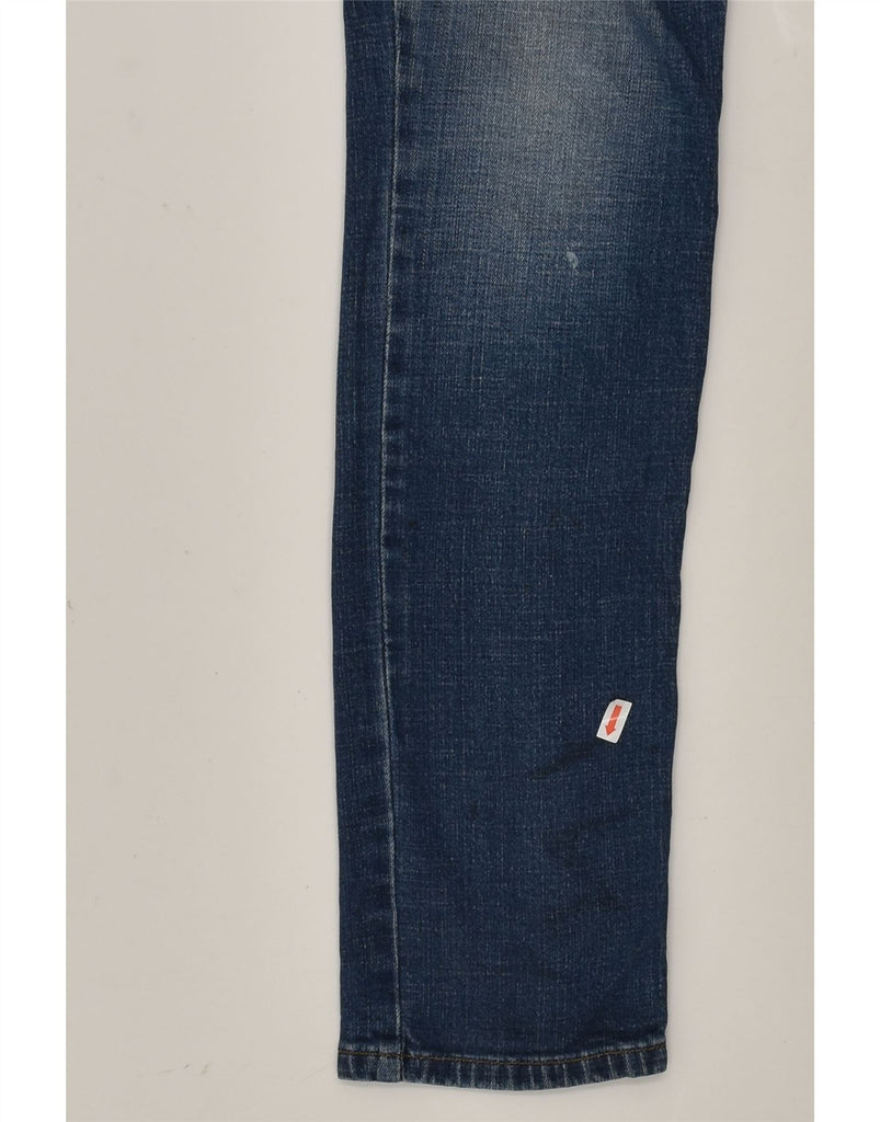 LEVI'S Womens 524 Too Superlow Skinny Jeans W28 L32 Blue Cotton | Vintage Levi's | Thrift | Second-Hand Levi's | Used Clothing | Messina Hembry 