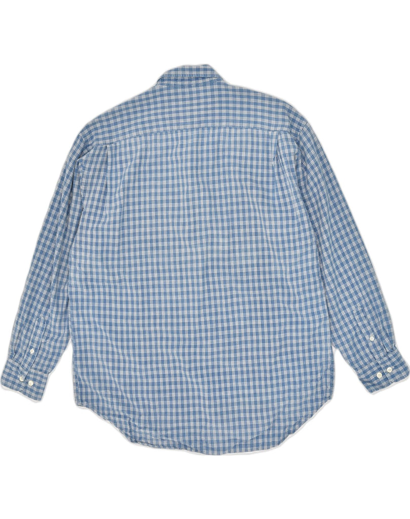 DOCKERS Mens Shirt Medium Blue Check Cotton | Vintage Dockers | Thrift | Second-Hand Dockers | Used Clothing | Messina Hembry 