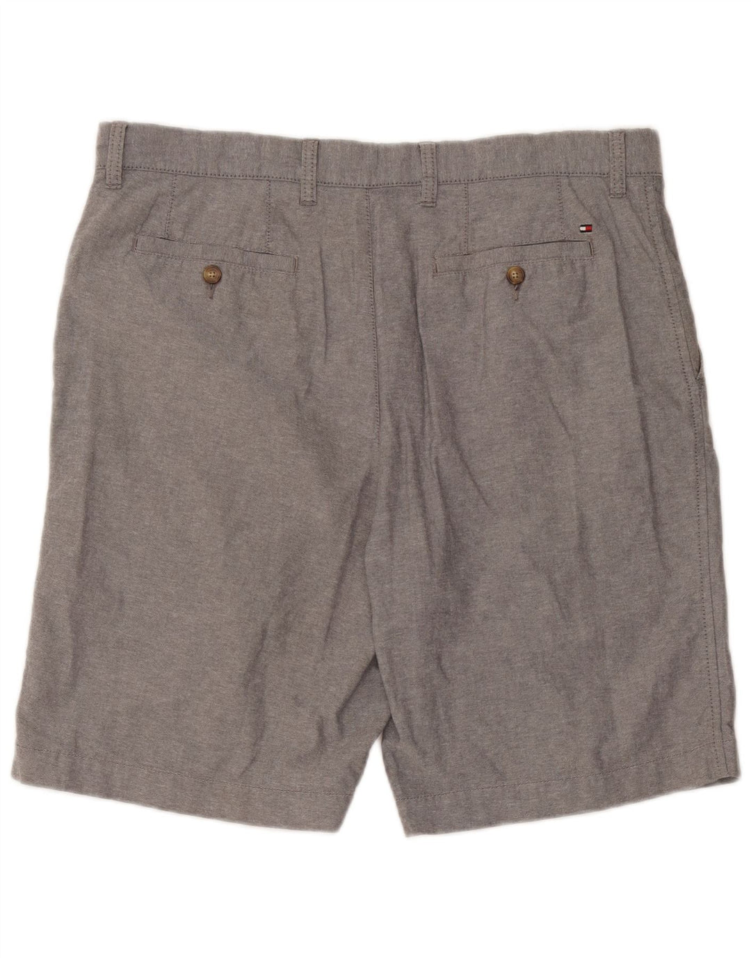 Tommy Hilfiger Mens Chino Shorts W36 Large Grey Cotton