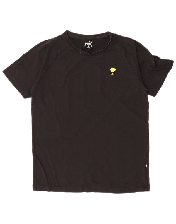 Puma Mens T-Shirt Top Medium Black