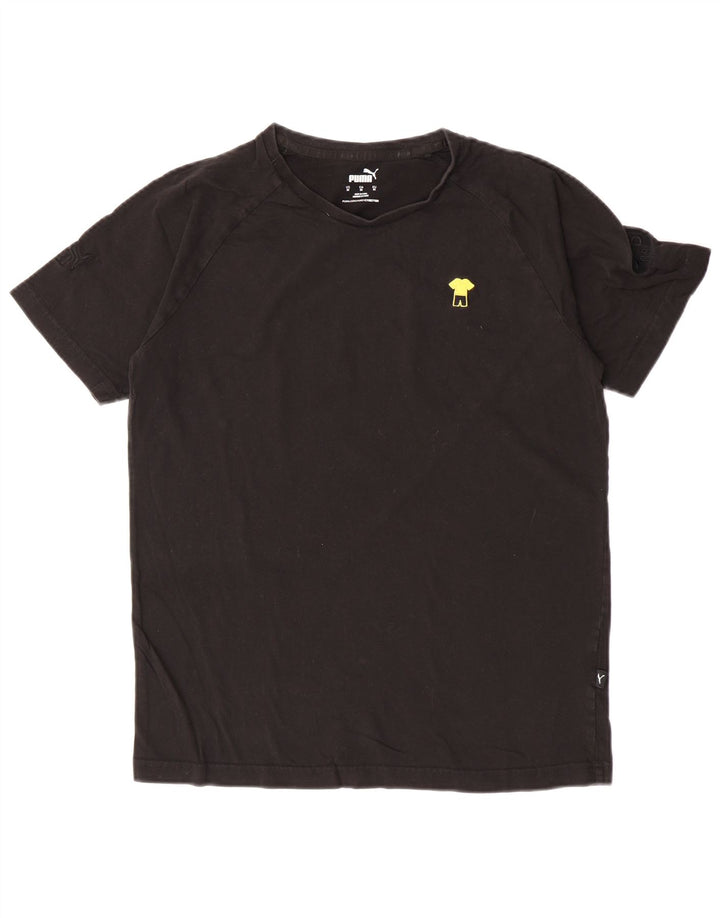 Puma Mens T-Shirt Top Medium Black