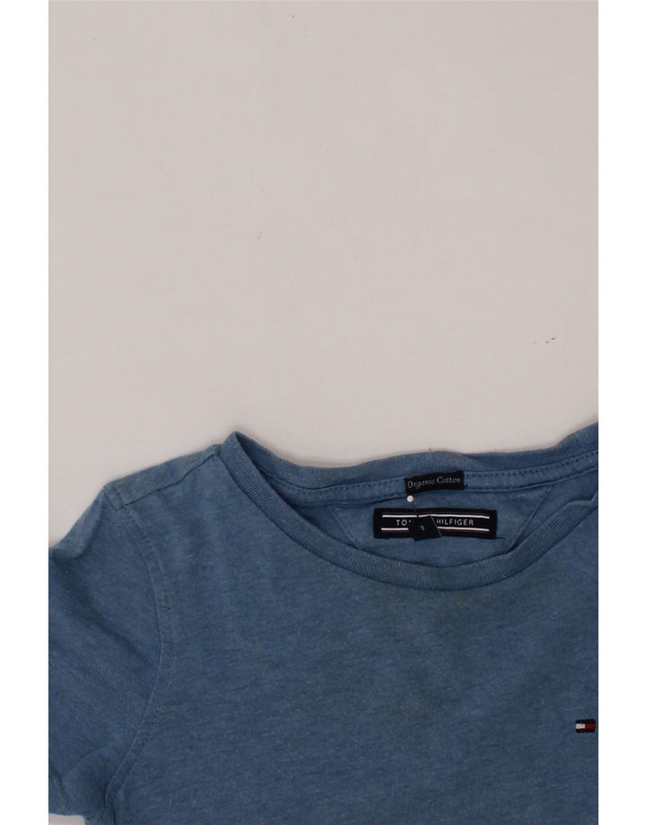 TOMMY HILFIGER Boys T-Shirt Top 2-3 Years Blue Cotton
