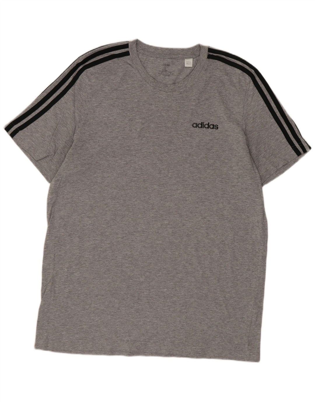 ADIDAS Mens T-Shirt Top Large Grey