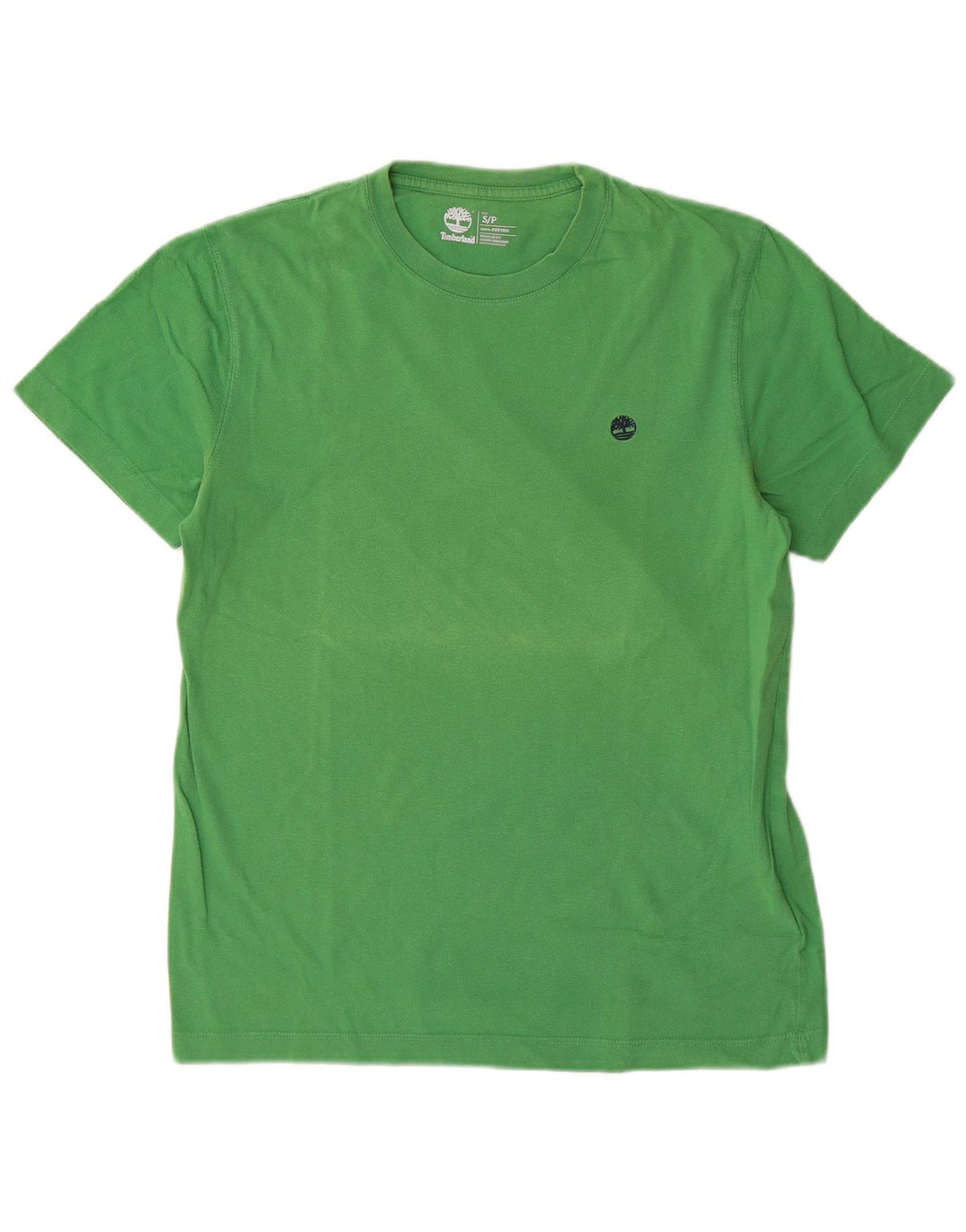 Timberland Mens Regular Fit T-Shirt Top Small Green Cotton