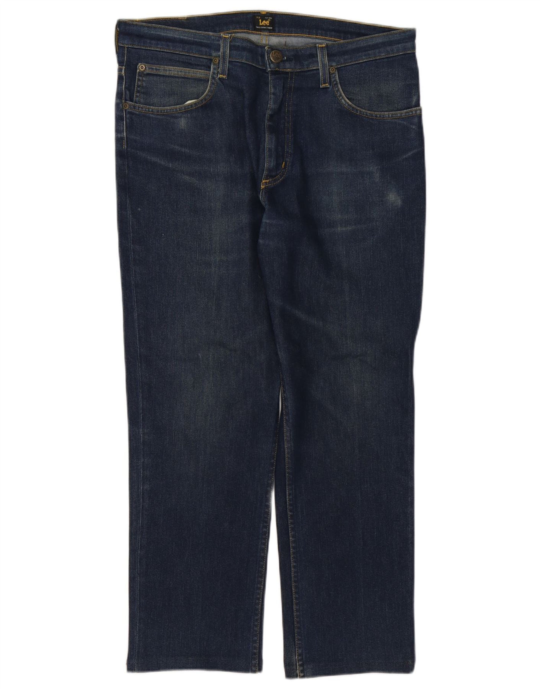 Lee Mens Straight Jeans W36 L27 Blue