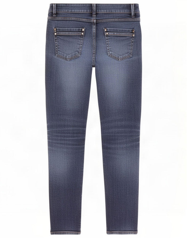 Massimo Dutti Womens Slim Jeans W30 L32 Blue Cotton