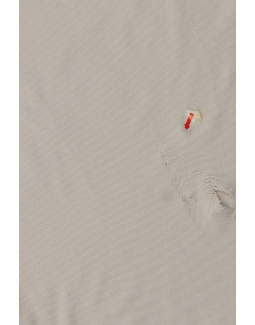 CONTE OF FLORENCE Mens Polo Shirt Medium White Cotton