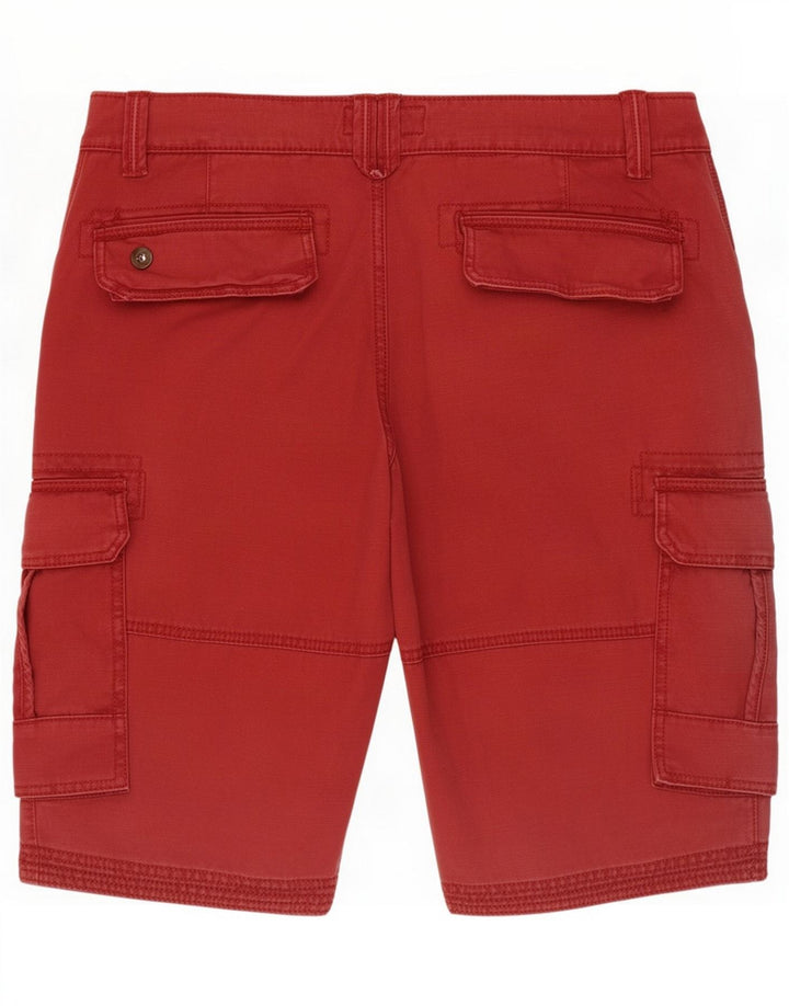 Fat Face Mens Cargo Shorts Large W36 Red Cotton