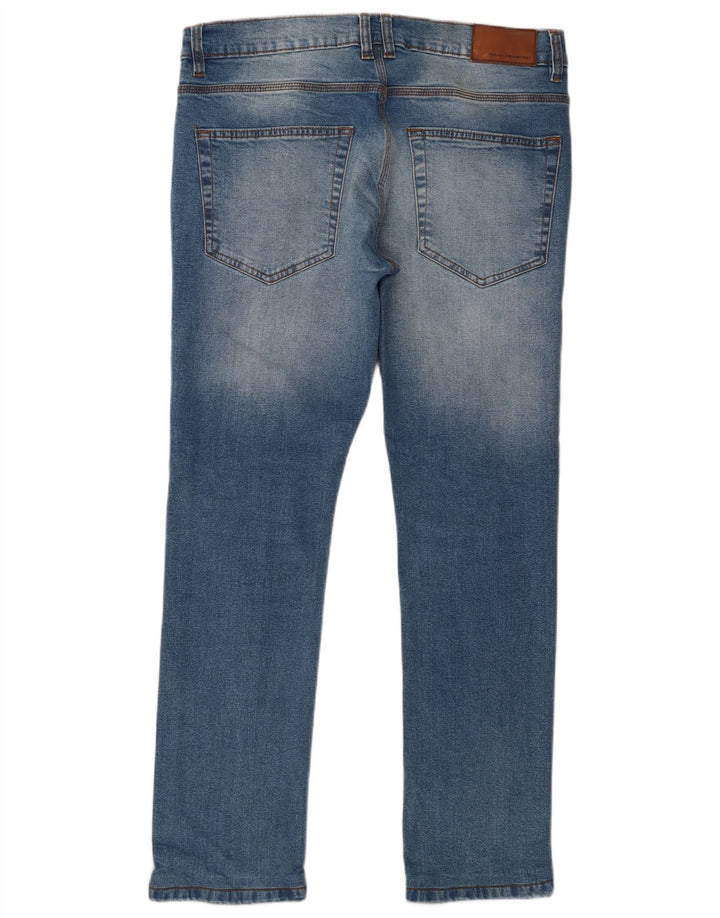 French Connection Mens Slim Jeans W36 L32 Blue Cotton