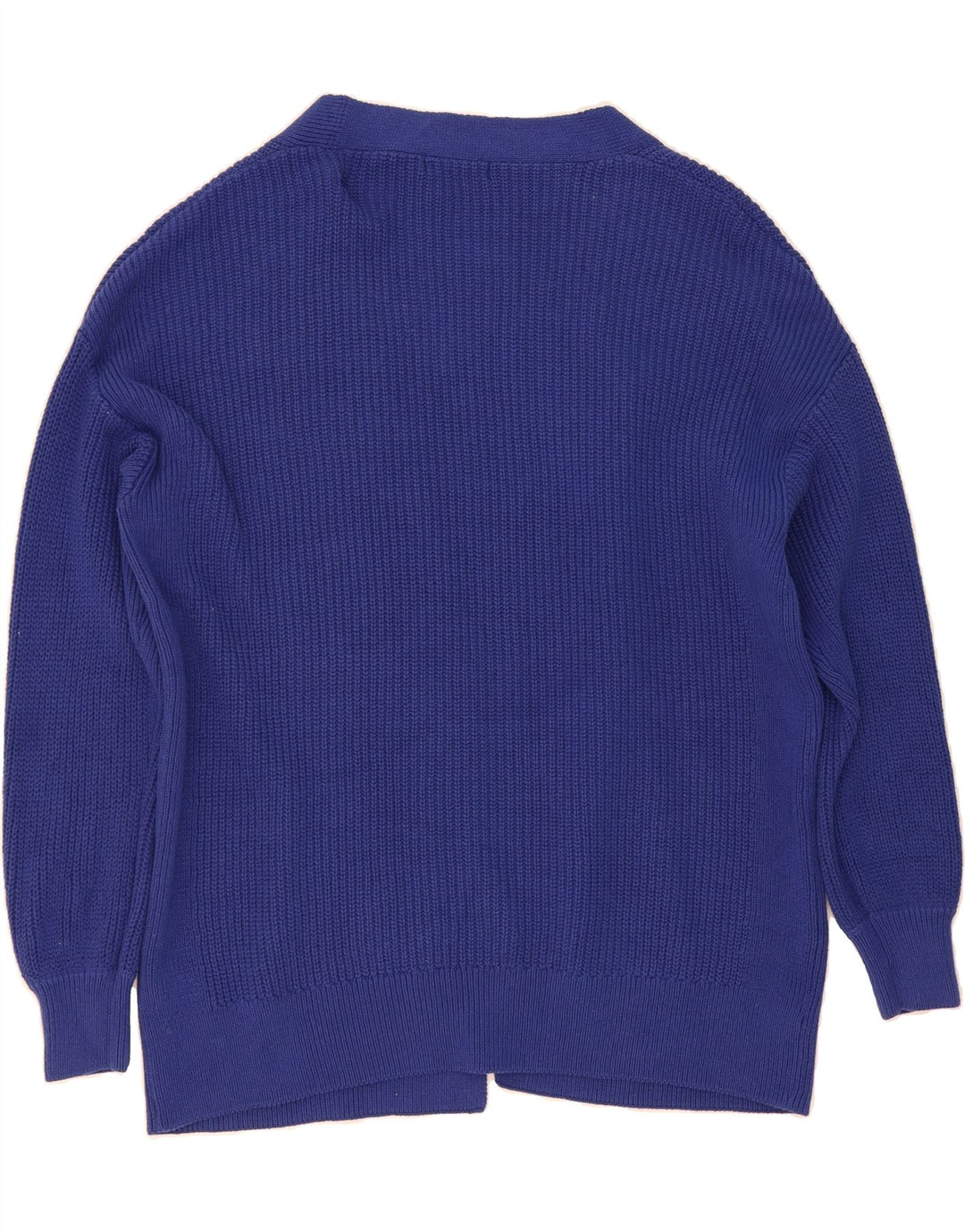 MARKS & SPENCER Womens Oversized Open Cardigan Sweater UK 16 Large Blue Vintage Marks & Spencer and Second-Hand Marks & Spencer from Messina Hembry 