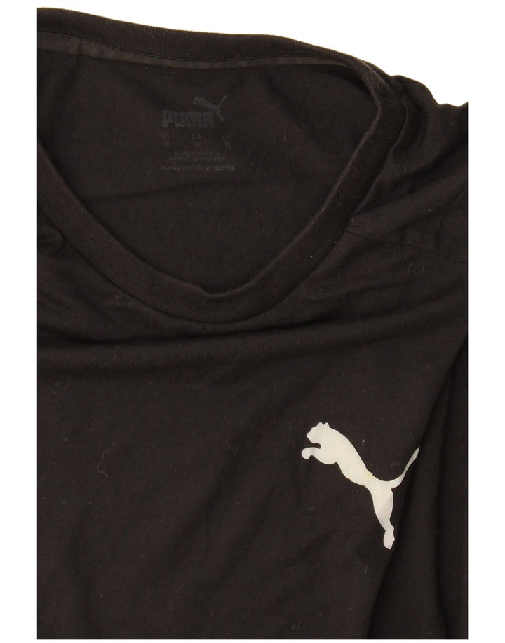 Puma Mens T-Shirt Top Medium Black
