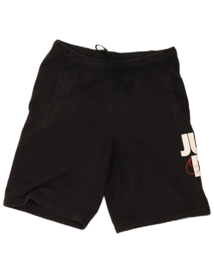 Nike Mens Graphic Sport Shorts Large Black Cotton