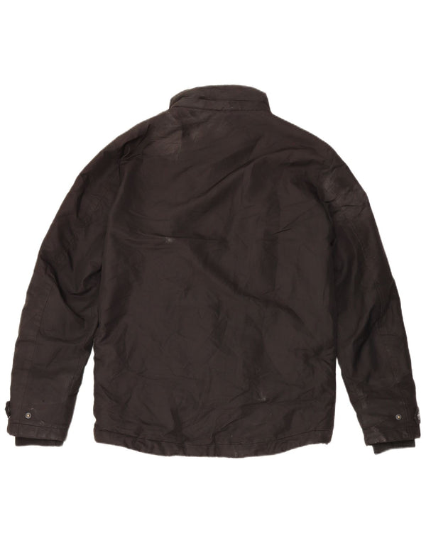 Jack & Jones Mens Windbreaker Jacket UK 38 Medium Black