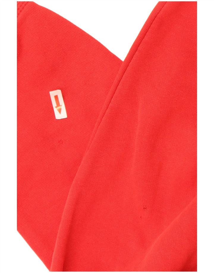 Nike Mens Hoodie Jumper XL Red Cotton
