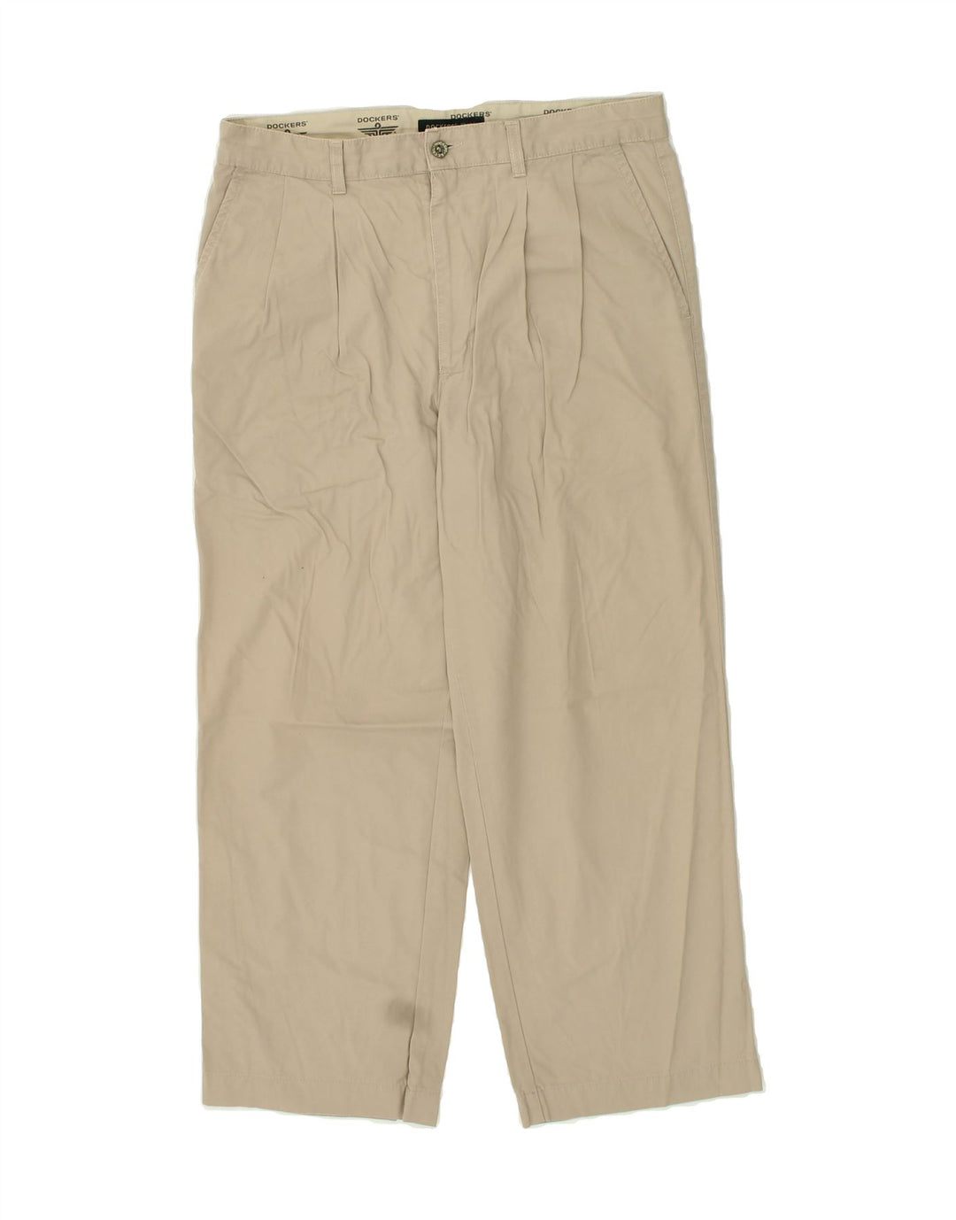 DOCKERS Mens Pegged Chino Trousers W33 L27 Beige Cotton Vintage Dockers and Second-Hand Dockers from Messina Hembry 