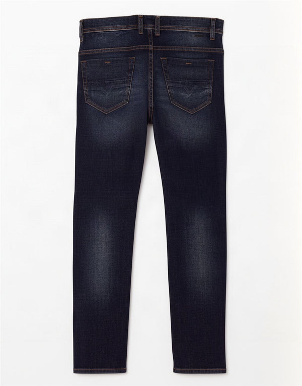 Diesel Womens Thommer Slim Skinny Jeans W29 L30 Navy Blue Cotton