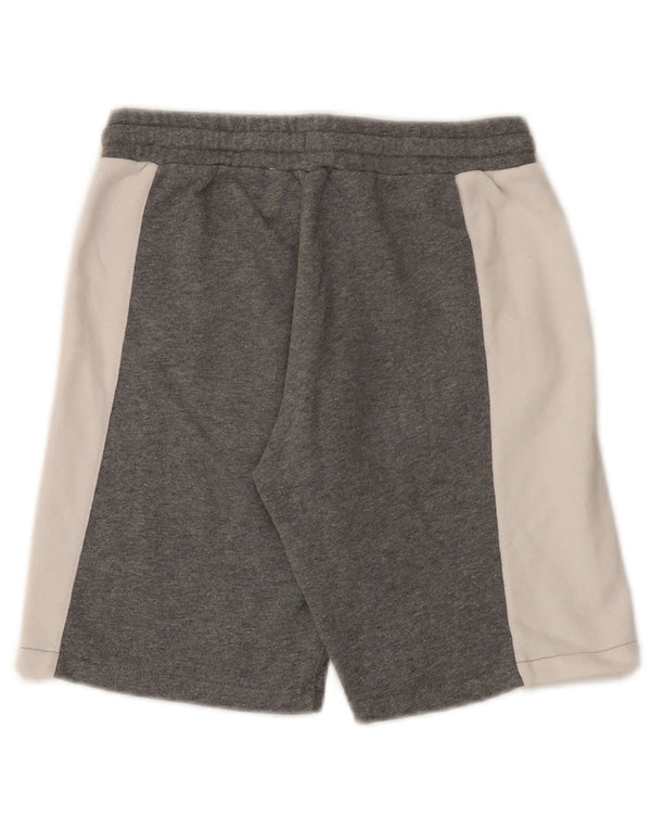 Timberland Boys Graphic Sport Shorts 9-10 Years Grey Colourblock Cotton